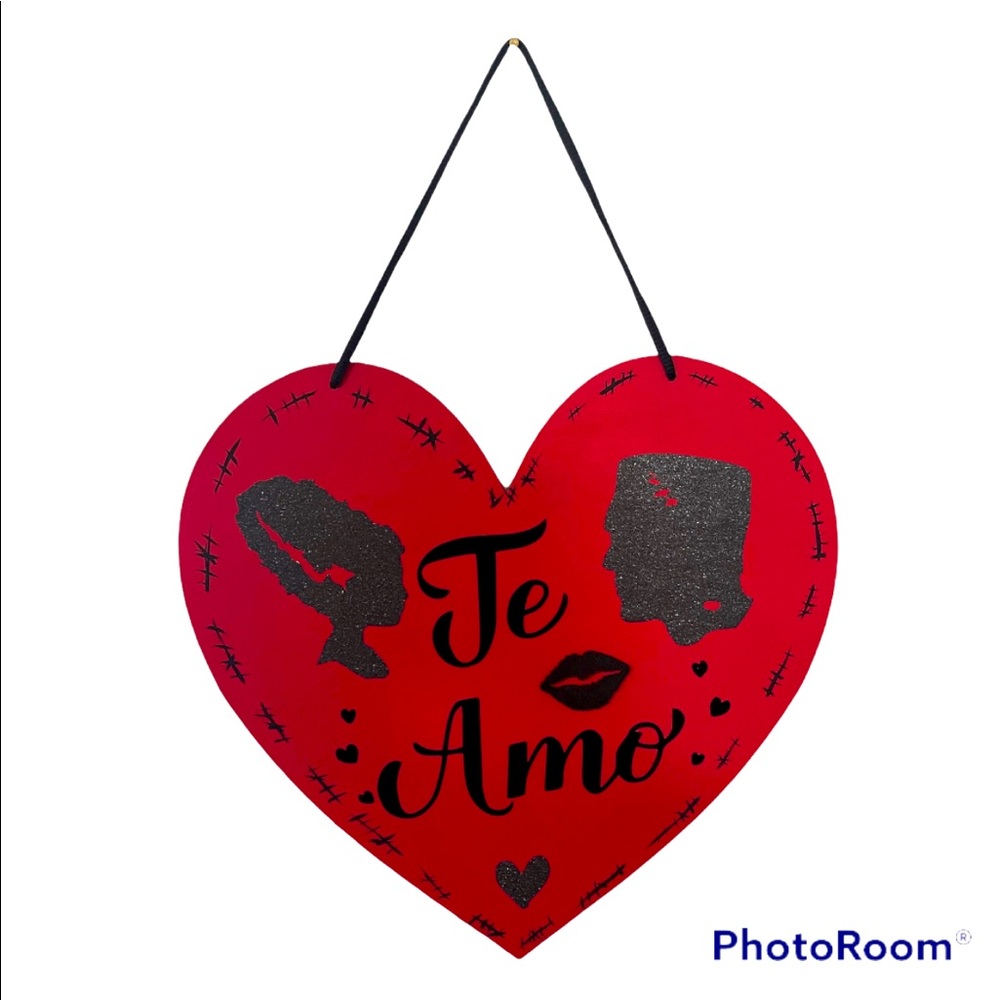 Bride of Frankenstein Valentines Day Sign